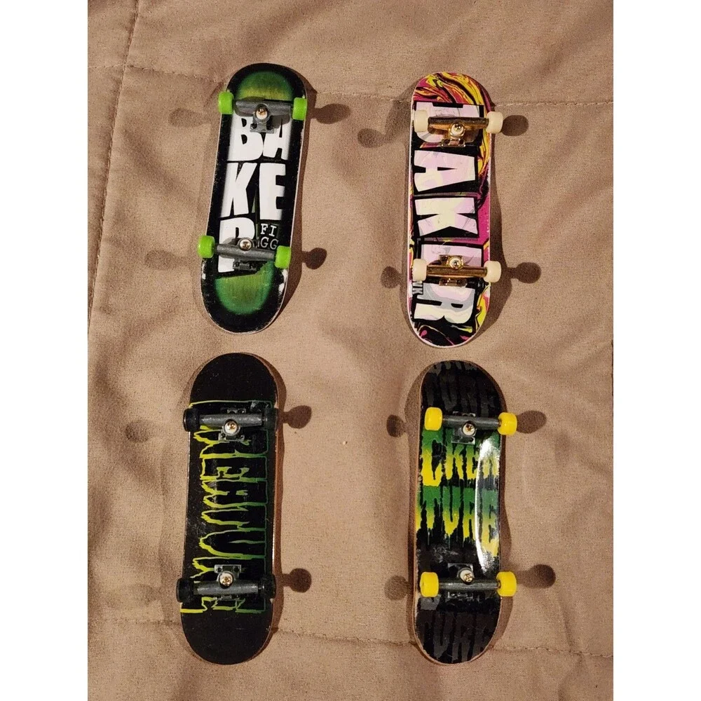 Tech Deck Fingerboard Lot of 13 - Baker, Toy Machine, Santa Cruz, Creature